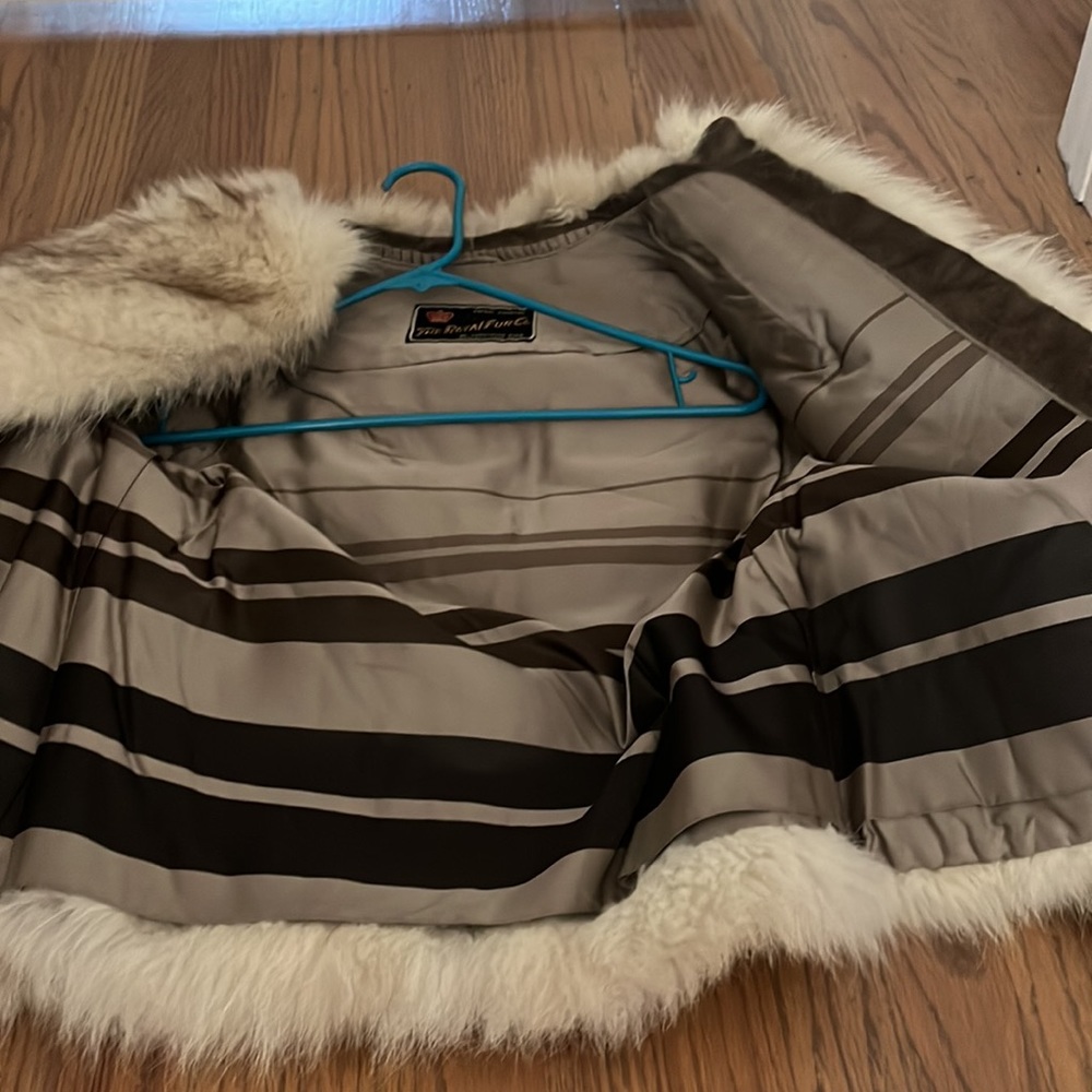 Vintage fox fur cropped coat - Picture 5 of 12